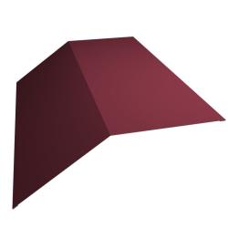 Планка конька плоского СТАНДАРТ RAL 3005 2000*190*190 мм