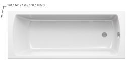 Ванна акриловая RAVAK Classic II 150*70 см