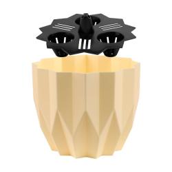 Горшок пластиковый BMC Геометрия Желтый 0,8 л