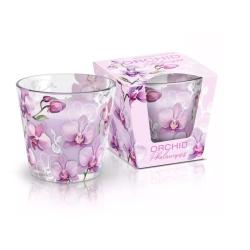 Свеча в ст. 9*7,5см Орхидея Фаленопсис /BARTEK/