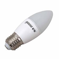 Лампа LED GAUSS Elementary 10W/E27/4100K свеча 30220