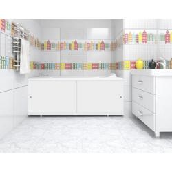 Экран для ванны МЕТАКАМ Кварт Белый 168 см