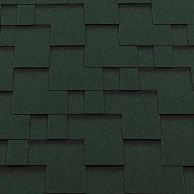 Гибкая черепица ROOFSHIELD Classic Модерн Зеленый с оттенением
