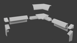 Набор для бордюра K-STUDIO 1,5 см