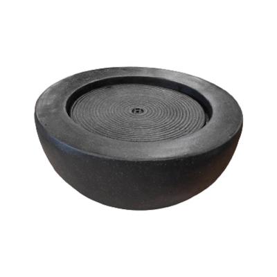 Фонтан GLQ Чаша-полусфера Графит 60*60*30 см