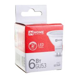 Лампа LED IN HOME 6W/GU5.3/4000K MR16 4690612020372