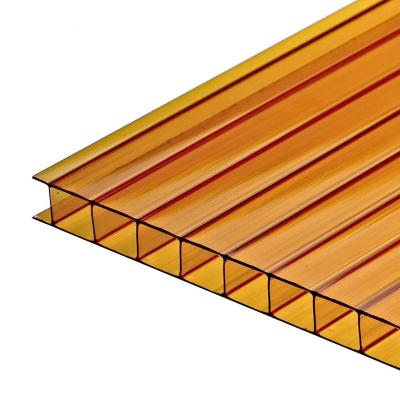 Поликарбонат сотовый Бронза 6 мм