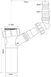 Вставка MCALPINE TEE2