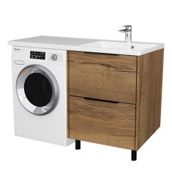 Тумба с раковиной ИРЛЕН Мальта 120 R солярис 