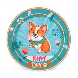 Набор тарелок ND PLAY Корги 6 шт 230 мм