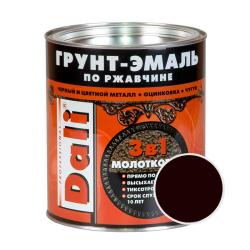 Грунт-эмаль DALI молотковая Коричневый 2 л