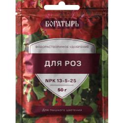Удобрение минеральное ЛАМА ТОРФ Богатырь для роз 50 г