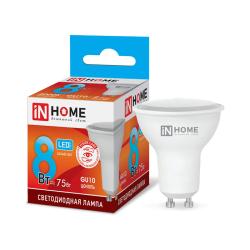 Лампа LED IN HOME 8W/GU10/4000K MR16 4690612023441