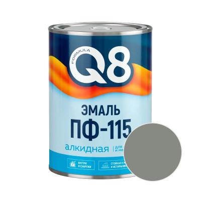 Эмаль FORMULA Q8 ПФ-115 Серый 0,9 кг