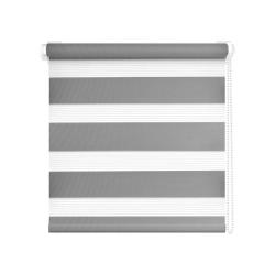 024.03 Рулонная штора День/Ночь Мидлайт Светло-серый 38х150 /АС МАРТ/