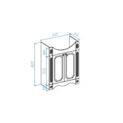 Тумба с раковиной BELLEZZA Кантри 60 