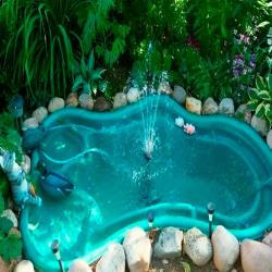 Пруд декоративный БАЙКАЛ Зеленый 250*156*54 см