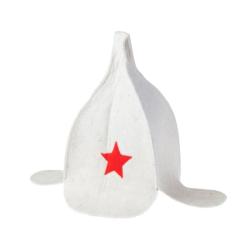 Шапка для бани ДОБРОПАРОВЪ Буденовка светлая 