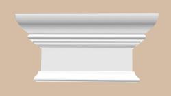 Капитель DECOMASTER 164*316*75 мм DK-82231А 