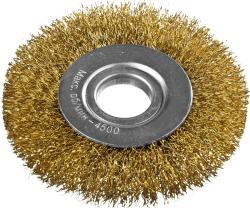 Щетка дисковая латунированная 150 мм