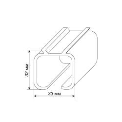 Направляющая для раздвижных дверей PALLADIUM N2 2 м