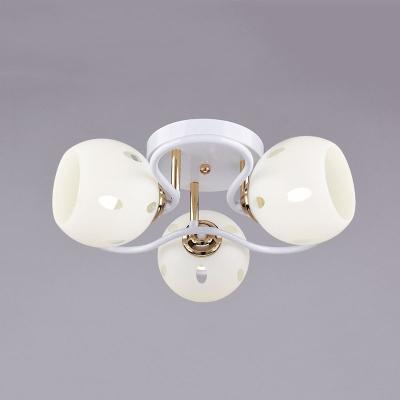 Люстра ЛИГА СВЕТА PC20005 WT+FG/3C Белый, золото