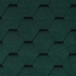 Гибкая черепица ROOFSHIELD Family light Стандарт Зеленый с оттенением