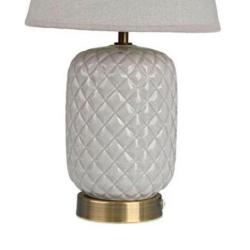 Настольная лампа ЭКОНОМ СВЕТ G32185/1T AB+GR Серый