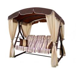 Качели садовые АРНОВЕРК Элегант люкс Шоколад 232*140*195 см