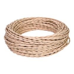 Провод ретро ТМ МЕЗОНИНЪ 2*1,5 мм2 слоновая кость