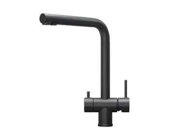 Смеситель для кухни GRANULA Черный матовый KS-7011
