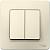 Выключатель SYSTEME ELECTRIC Blanca 2 клавиши бежевый BLNVS010507 