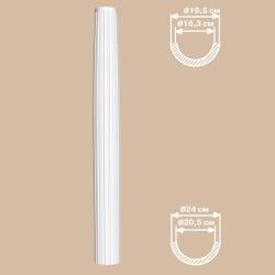 Полуколонна DECOMASTER 240*120*2400 мм DC-8308-8-H