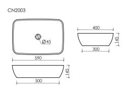 Тумба с раковиной SANCOS Very 100 Form 59