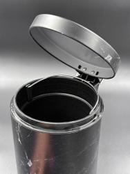 Ведро для мусора JOY HOME черный мрамор 3 л 