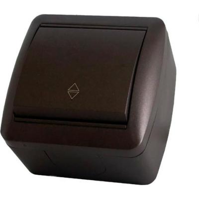 Переключатель TDM Селигер 1 клавиша шоколад SQ1818-0211 SQ1818-0202