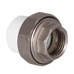 Муфта ПП TEBO полипропилен комбинированная разъемная 32 мм 1" ВР