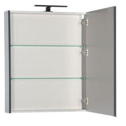 Зеркальный шкаф AQUANET Алвита серый антрацит 70*85 см