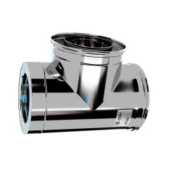 Тройник-сэндвич CRAFT HF-50B AISI 316/AISI 304 90° 0,8 мм 115/200 мм