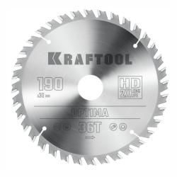 Диск пильный KRAFTOOL Optima 190*30мм 36Т