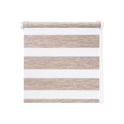 014.13 Рулонная штора День/Ночь Вудэн Бежево-серый 38х160 /АС МАРТ/