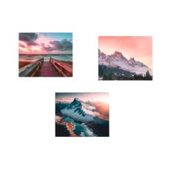 Набор из 3-х картин 40*50 см,печат. на дер.подрамнике, Тишина /НК-015/Симфония/