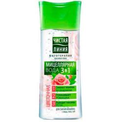 Мицелярная вода ЧИСТАЯ ЛИНИЯ Цветочная 3 в 1 100 мл