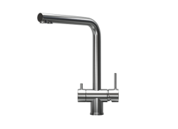 Смеситель для кухни GRANULA Сталь сатин KS-7011