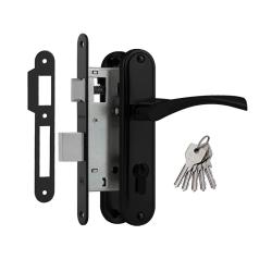 Замок врезной НОРА-М 700А Черный