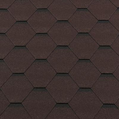 Гибкая черепица ROOFSHIELD Classic Стандарт Коричневый с оттенением
