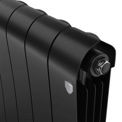 Радиатор биметаллический ROYAL THERMO Infinity Noir Sable 500/80 мм 10 секций  