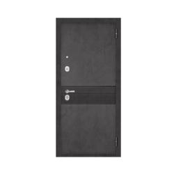 Дверь металлическая МАСТИНО Trust eco pp левая бетон графит 2050*860 мм