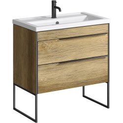 Тумба с раковиной AQWELLA Fargo 80 