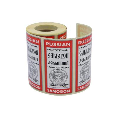 Этикетка Домашний самогон 54*104 мм